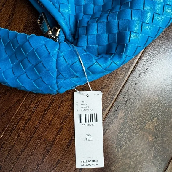 Melie Bianco Brigitte Large Faux Leather Shoulder Bag - NWT - Picture 5 of 6